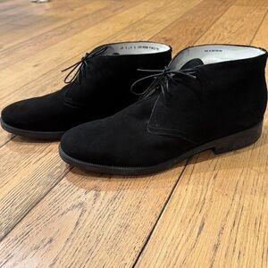 Bally Black Suede Chukka Boots for Men